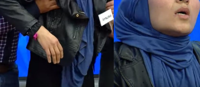 Azərbaycanda canlı yayımda qorxulu an: Qadın  şoka düşdü +VİDEO