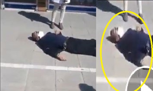 Koronoviruslu adam küçədə belə öldü - Qorxulu görüntülər