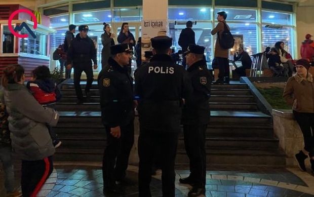 Polislər paytaxtda məkanların qadağaya əməl edib-etməmələrini yoxlayır - FOTO