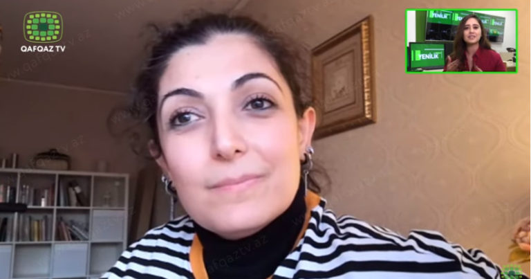 Koronovirusa yoluxan qadının görüntüsü yayıldı - VIDEO