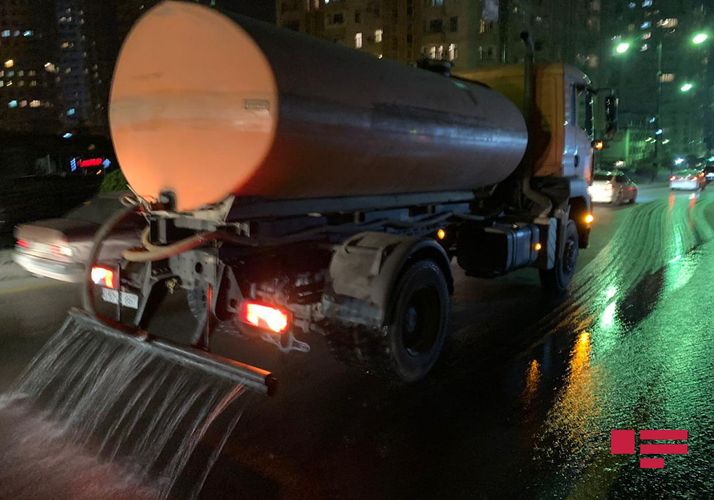 SON DƏQİQƏ! Bakıya koronovirusla bağlı xüsusi maddə səpildi +VİDEO