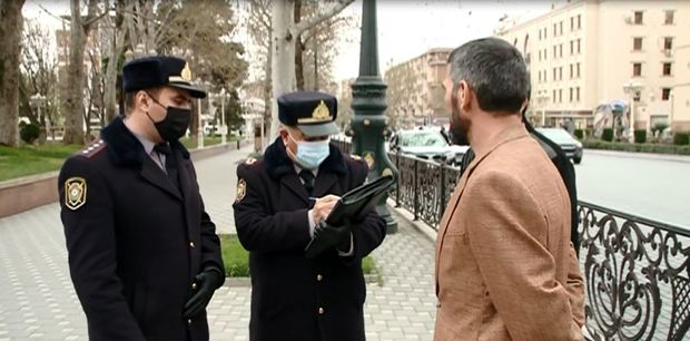 Zərurət olmadığı halda evdən çıxanlar cərimələndi - FOTO - VİDEO