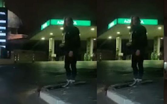 Bakıda fahişə Ata Abdullayevə hücum etdi: \\\"Arvadını gətir...\\\" (18+VİDEO)