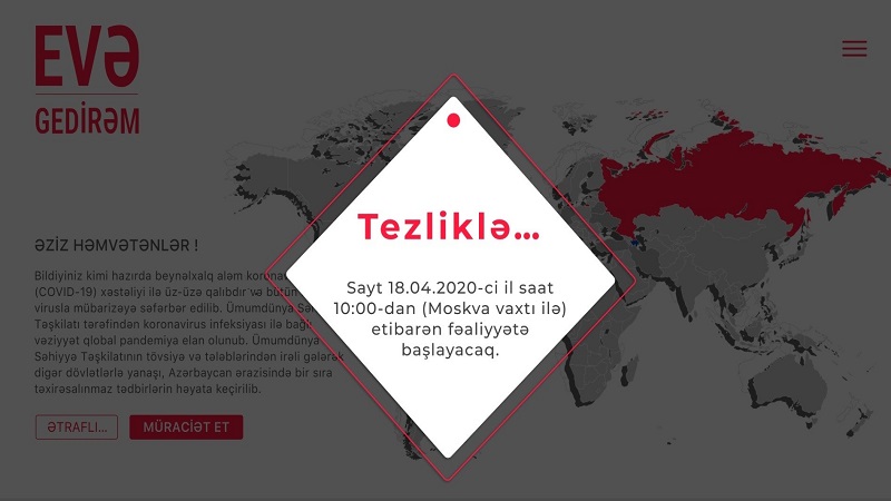Diqqət! Xaricdə qalan azərbaycanlılar bu portala mesaj yazın