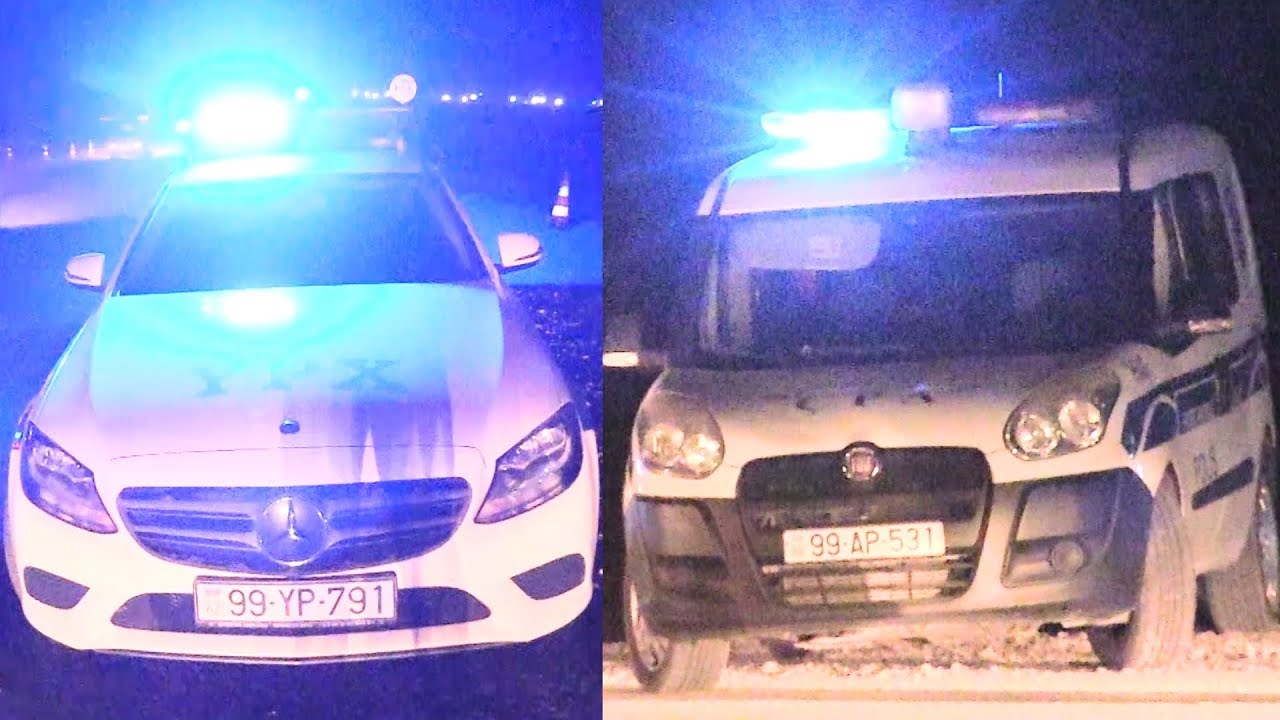 İnsanlar yollarda qaldı - Bakıda gecə çəkilmiş VİDEO