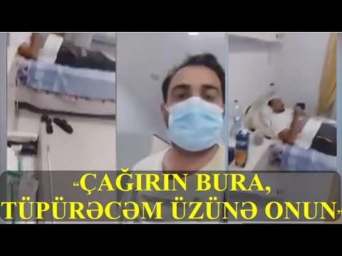 Bakıda koronaviruslu xəstənin ŞOK VİDEOSU: \\\"İnsanlar boğulur,dəhlizdə ölür\\\"
