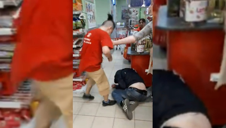 Küçədə dəhşət: Sərxoş kişi döyüldü (18+VİDEO)