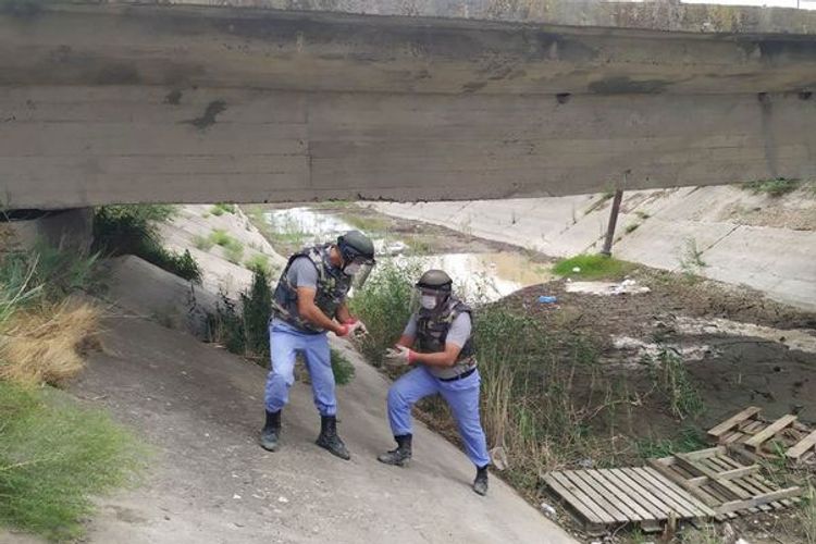 Körpünün altındna raket tapıldı