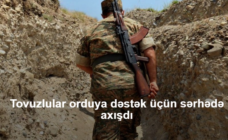Tovuzlular orduya dəstək üçün sərhədə axışdı