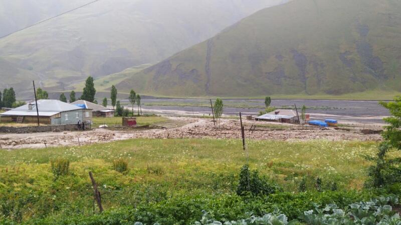Quba-Xınalıq yolu bağlandı - FOTO