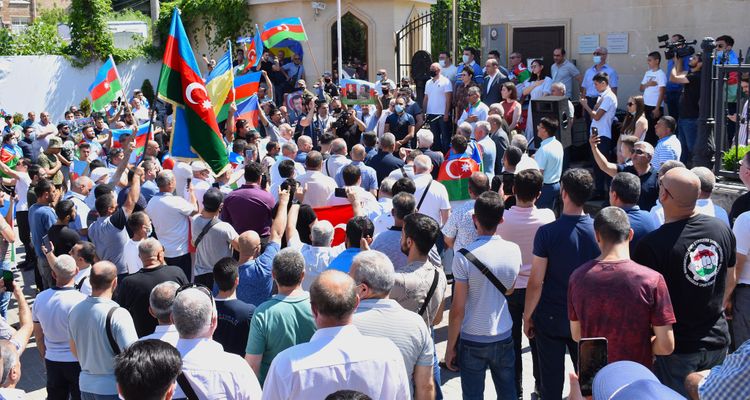 Ukraynada Azərbaycan Ordusuna dəstək aksiyası keçirilib