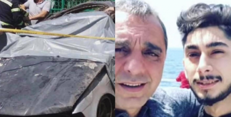 İbrahim Borçalının oğlunun öldüyü qəzadan FOTOLAR