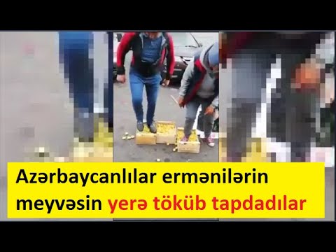 Ermənilərin məhsulları baykotdan sonra zibilliyə töküldü  -  Yalvarmağa başladılar  