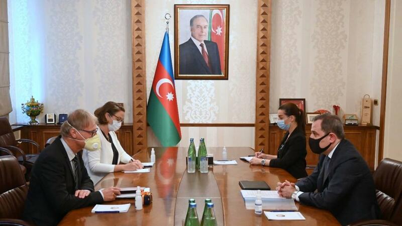 Ceyhun Bayramov Almaniya səfirini qəbul etdi - FOTO