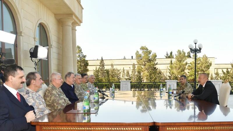 Prezident İlham Əliyev Türkiyənin generallarını qəbul etdi - FOTO (YENİLƏNDİ)