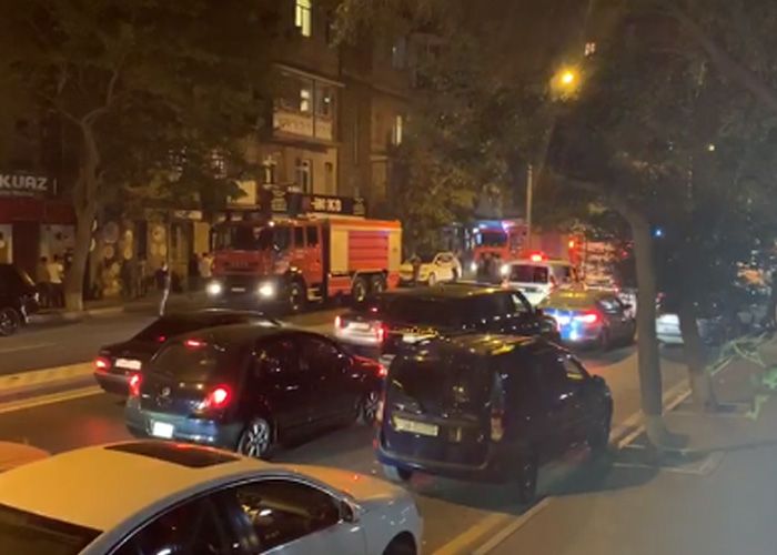 Son dəqiqə: Bakıda güclü yanğın başladı: Yollar bağlandı