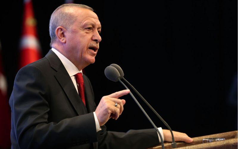 Ərdoğandan Rusiya, ABŞ və Fransa prezidentlərinin bəyanatına REAKSİYA