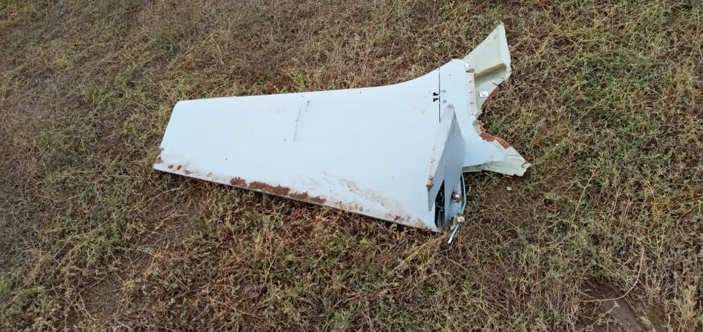 Azərbaycan düşmənin kamikadze dronun vurdu - FOTOLAR
