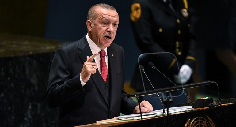 Ərdoğan: \\\"Ermənistan məğlub olduğu üçün Türkiyənin adını hallandırır\\\"