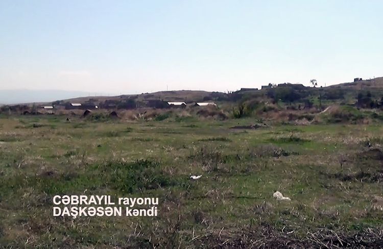 Cəbrayılın işğaldan azad olunan Daşkəsən kəndinin görüntüləri