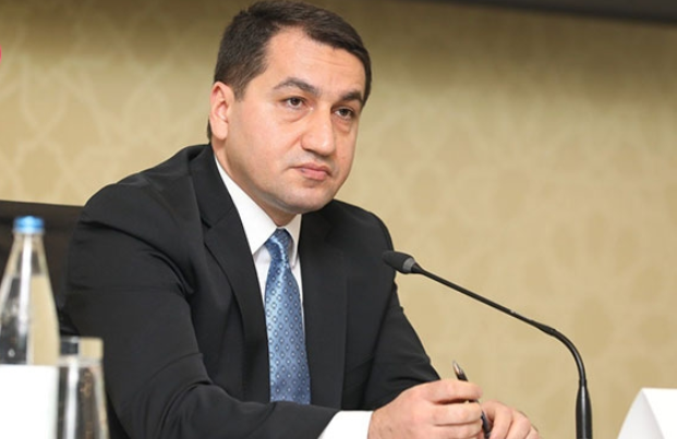 Hikmət Hacıyev: “Ermənistanın müharibə cinayətləri törətmiş rəhbərliyini bir daha xəbərdar edirik”