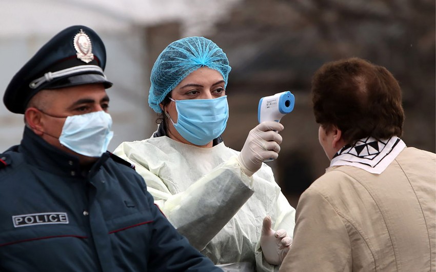 Ermənistanda koronavirus tüğyan edir