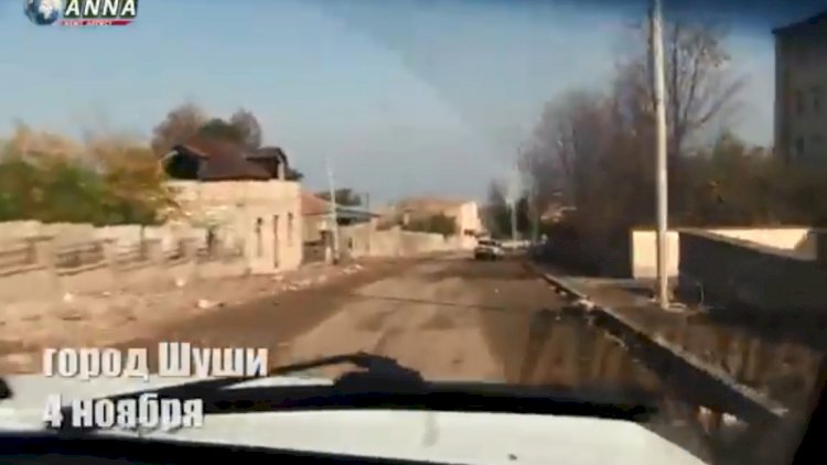 Rus blogger Şuşa döyüşlərindən sensassion video yaydı