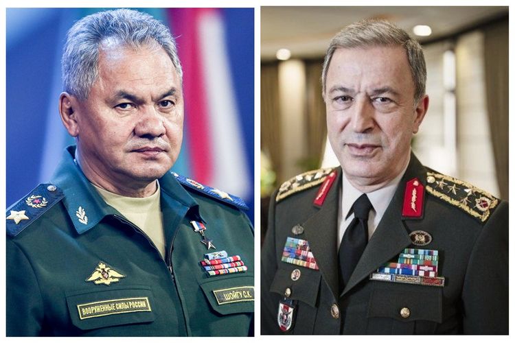 Hulusi Akar və Sergey Şoyqu arasında yenidən telefon danışığı olub