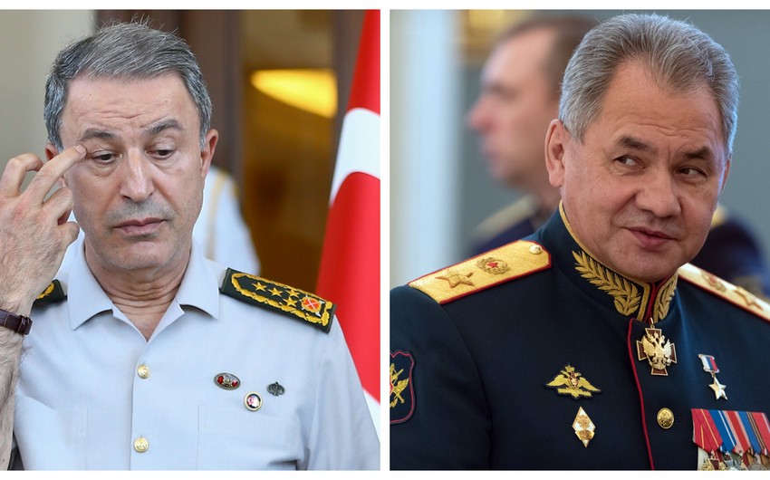 Türkiyə və Rusiya Müdafiə nazirləri Qarabağı müzakirə ediblər