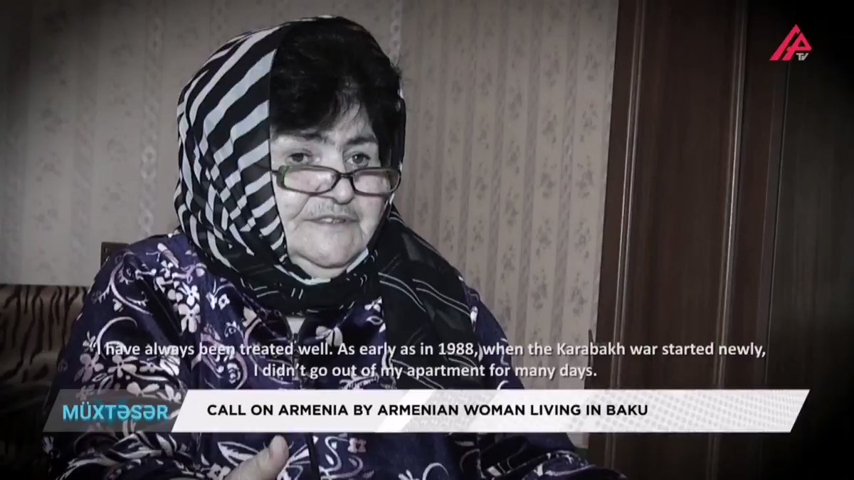 Bakıda yaşayan erməni qadından şok sözlər: Ermənilər alçaqdır - VİDEO