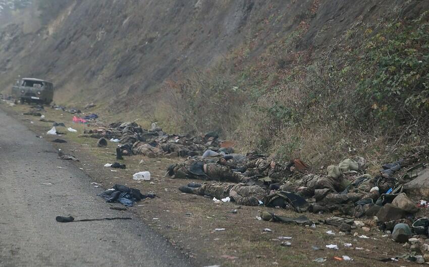 \\\"Reuters\\\"dən sensassion məlumat: Yüzlərlə erməni hərbçilərin meyitləri Şuşanın girişində qalıb