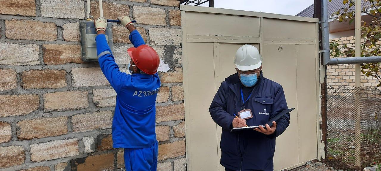 Son 3 gündə 300-dən çox fərdi yaşayış evi qazlaşdırılıb