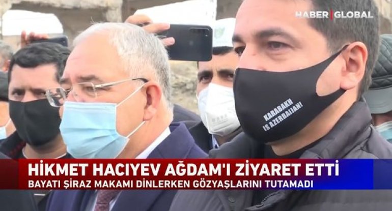 “Bayatı-Şiraz”ı dinləyən Hikmət Hacıyev göz yaşlarına hakim ola bilmədi - VİDEO
