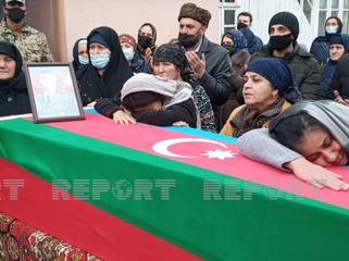 Şəhid olan hərbi qulluqçu Qubada dəfn edilib