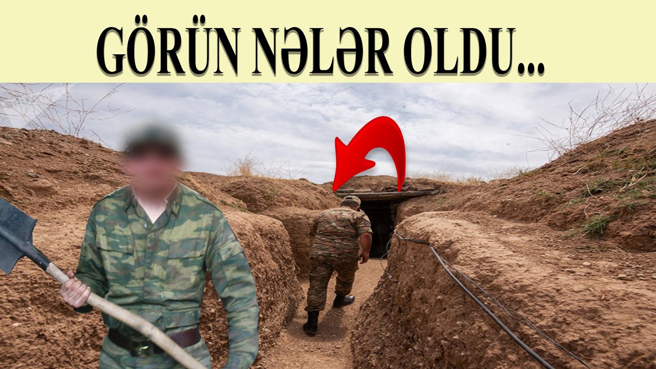 ŞOK! Ermənilər Səngərə BUNU TÖKÜRMÜŞLƏR – Video
