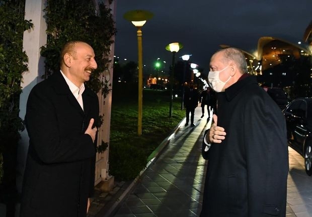 İlham Əliyev Ərdoğanın şərəfinə ziyafət verdi