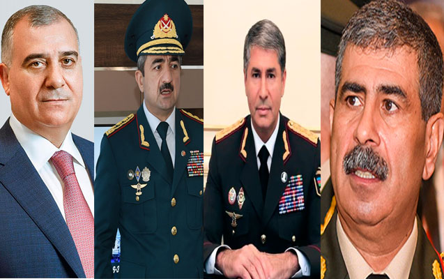 “Zəfər” ordeni alan general-polkovniklər...