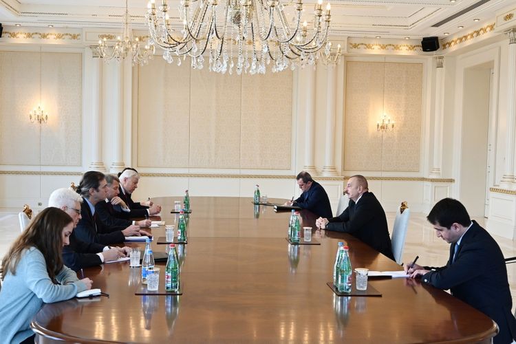 Prezident  Minsk qrupunun  həmsədrlərini qəbul edib