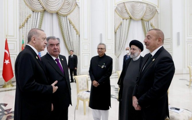 İlham Əliyev Ərdoğanla görüşdü - FOTOLAR