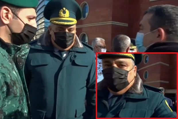 Jurnalistə hücum edən DSX mayoru cəzalandırıldı - VİDEO