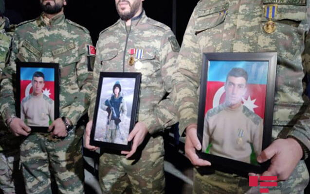 Şəhidimizlə vida mərasimi keçirilir - FOTO