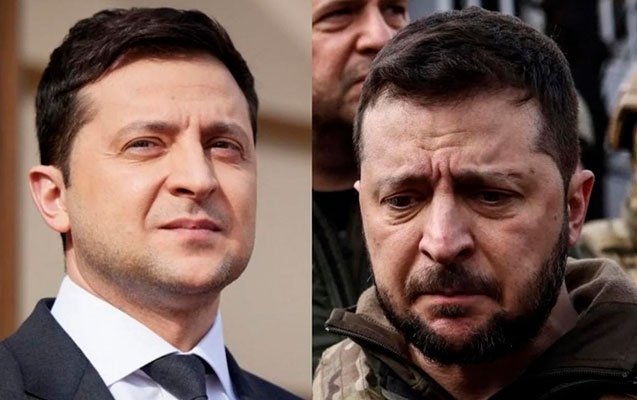Zelenski kollaj edilən fotosundan danışdı