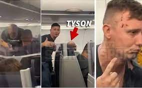Mayk Tayson təyyarədə sərnişin döyüb - ANBAAN VİDEO
