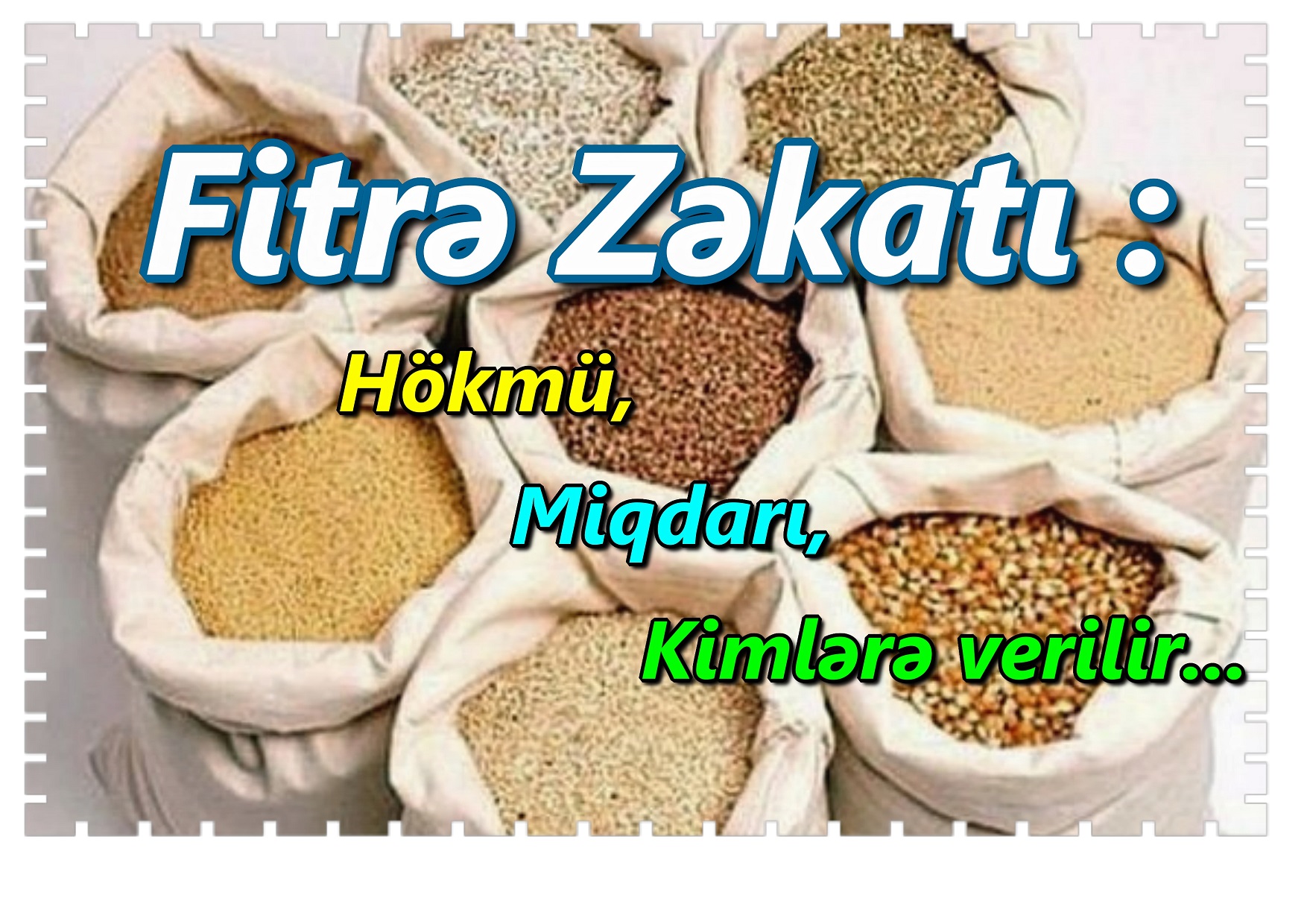 Fitrə zəkatı kimlərə verilməlidir ? - Məbləği,qaydası