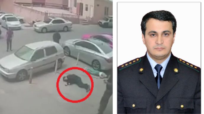 Bakıda  binadan başına qız düşən şəxs məmur imiş - FOTO+VİDEO