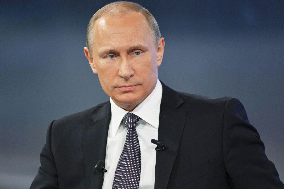 Putin: \\\"Rus hərbçiləri öz torpaqlarında döyüşür\\\"