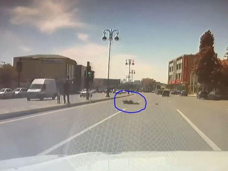Bakıda polis maşını qadını vurub? - DYP-dən AÇIQLAMA - VİDEO