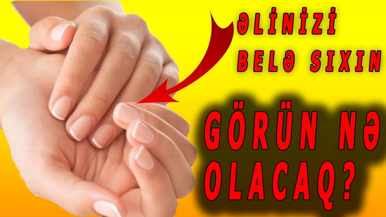 ƏLİNƏ BAX, XƏSTƏLİYİNİ ÖYRƏN  - İZAHLI VİDEO