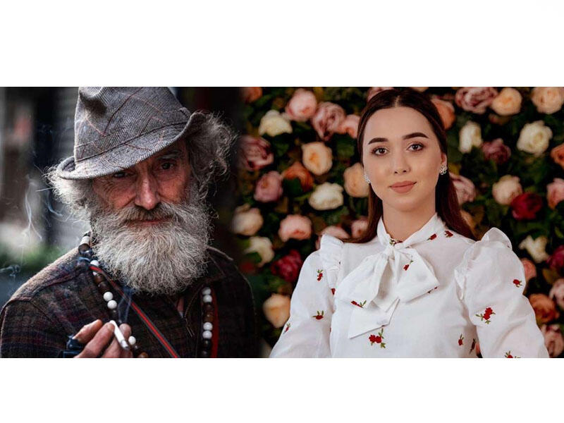 Nigar 83 yaşlı rəssamla bir arada - VİDEO