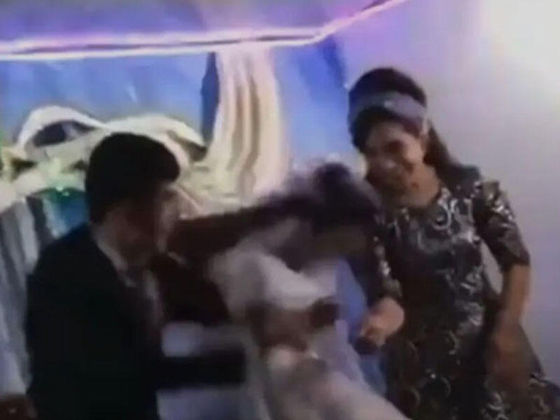 Toyda gəlinə qapaz vuran bəyə cinayət işi açıldı - Məşhur VİDEOdan xəbər var